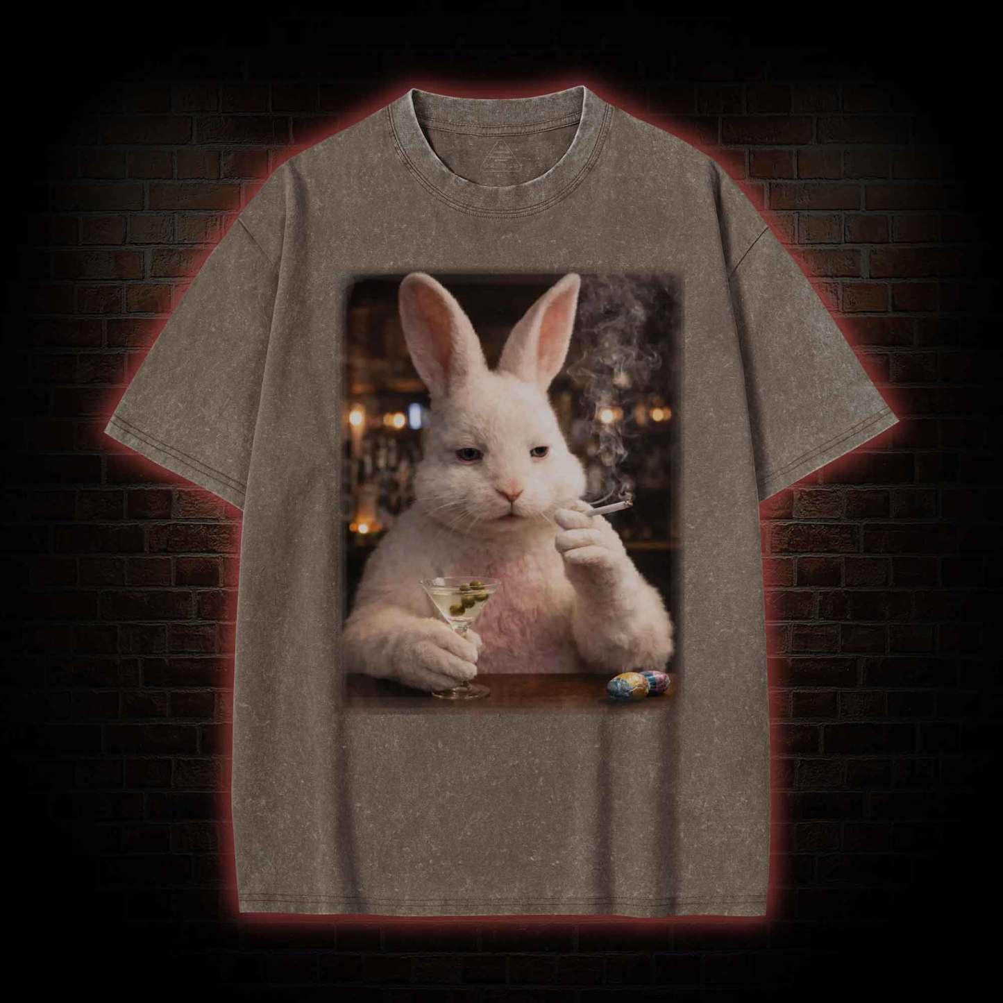 Unhinged Bunny Washed T-shirt