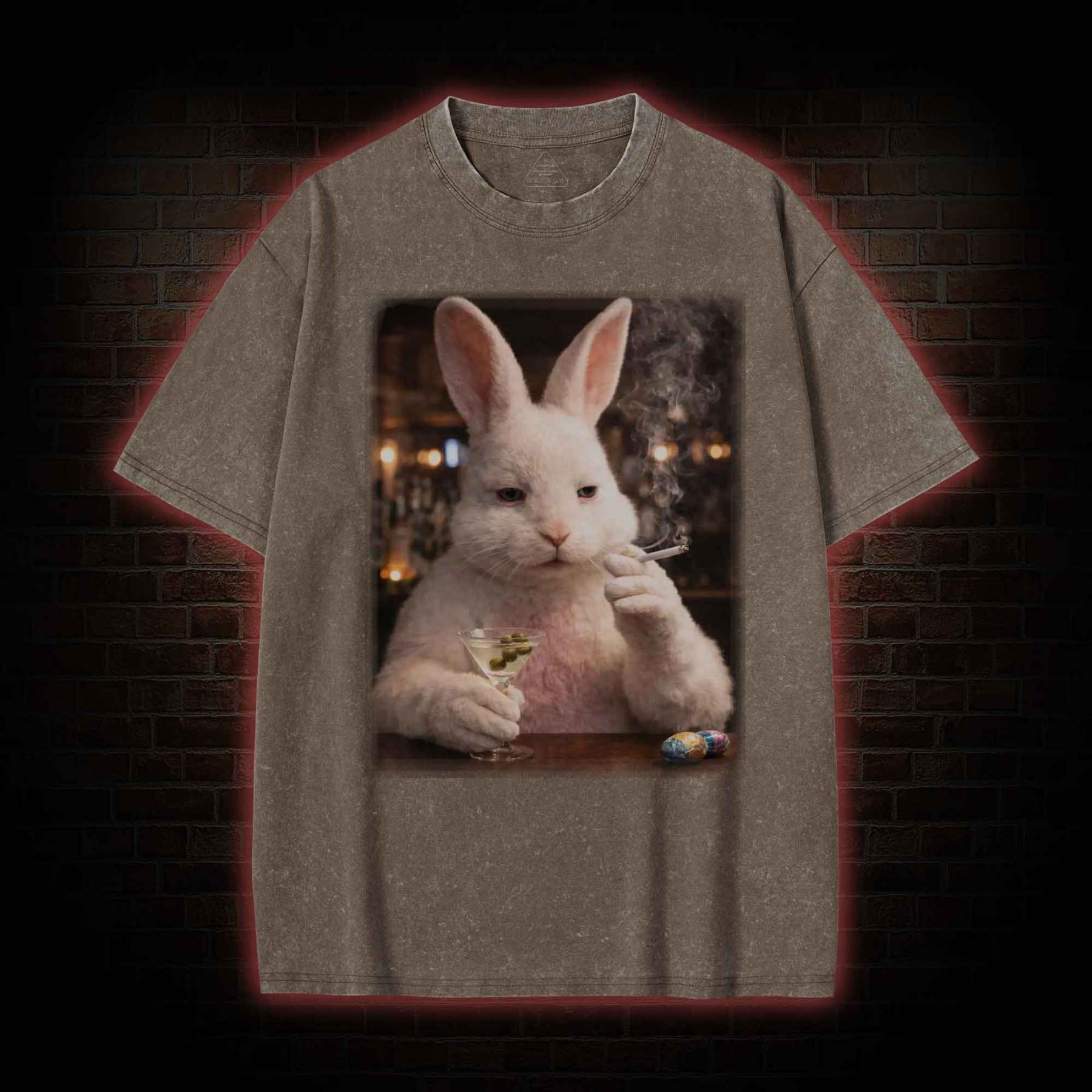 Unhinged Bunny Washed T-shirt