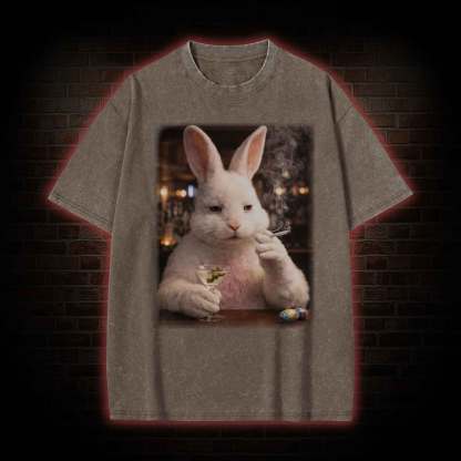 Unhinged Bunny Washed T-shirt