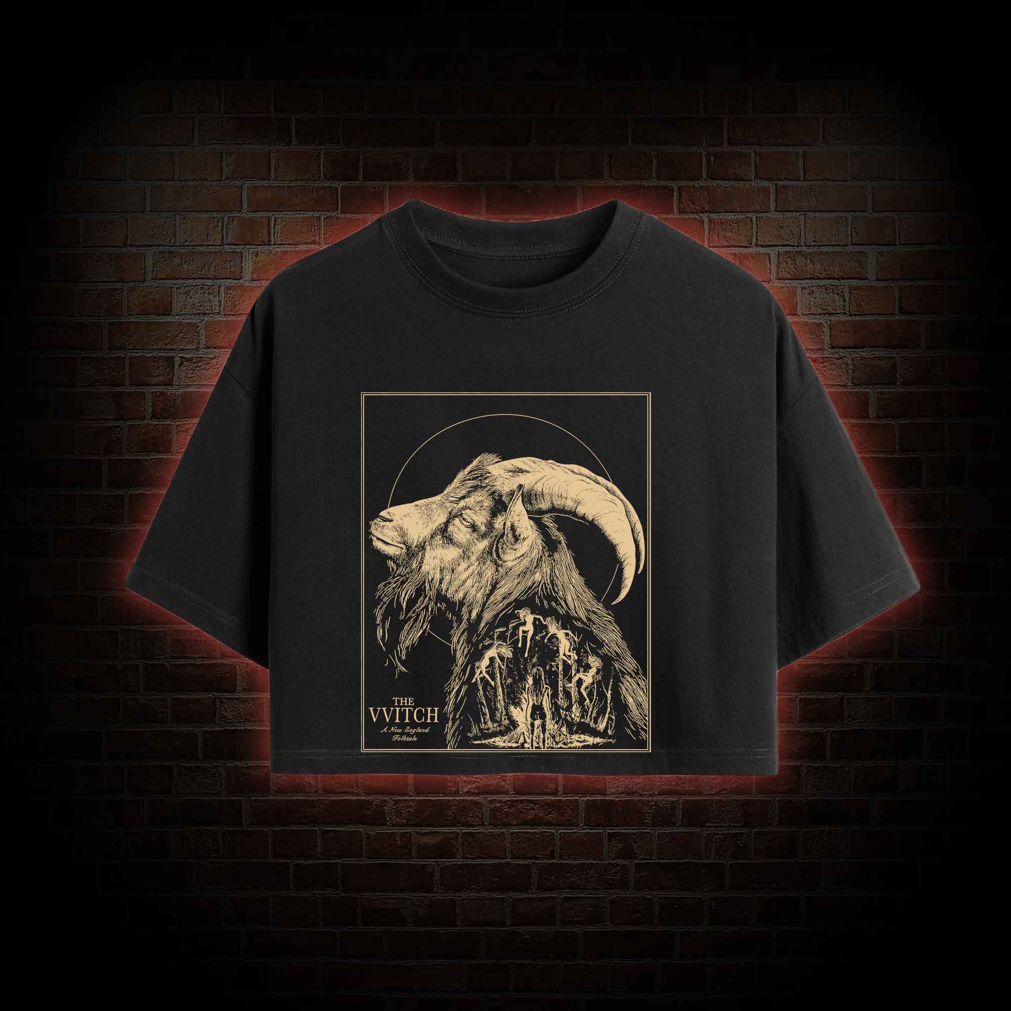 The Witch Inspired Black Phillip Crop Top