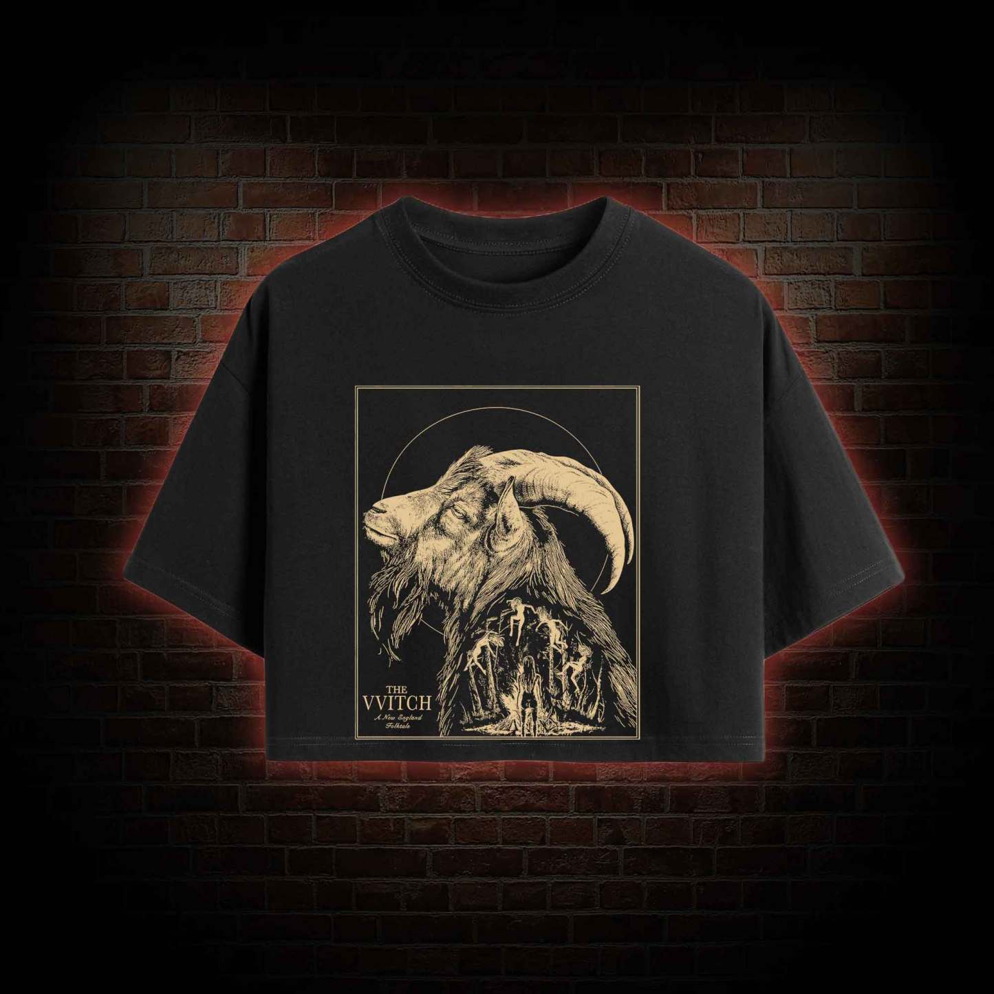 The Witch Inspired Black Phillip Crop Top