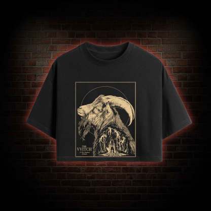 The Witch Inspired Black Phillip Crop Top