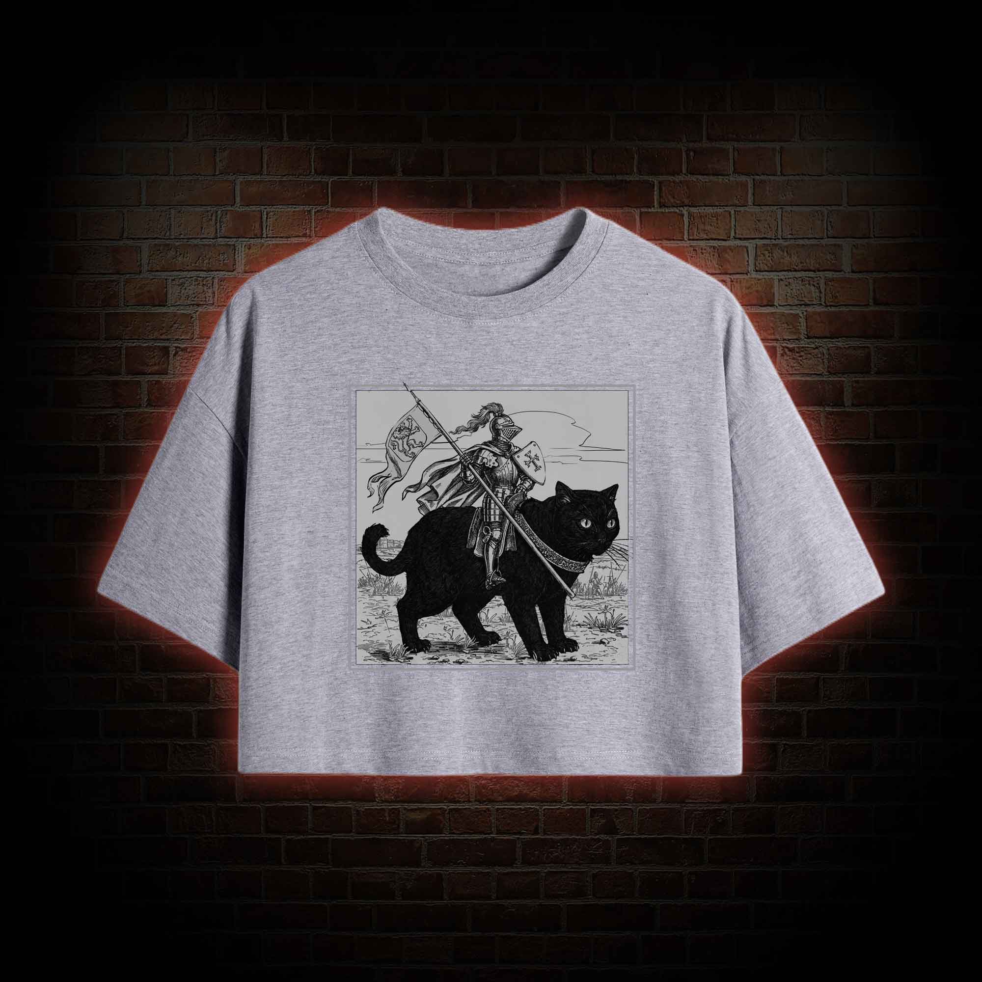 Medieval Knight Crop Top