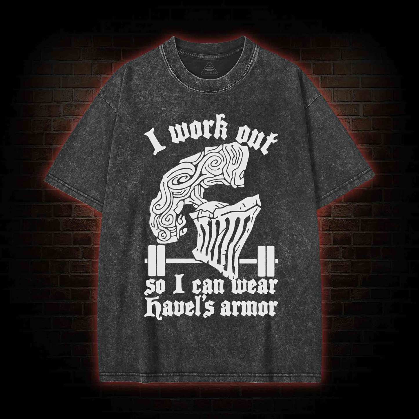 Havel's Armor Washed T-shirt with Dark Style