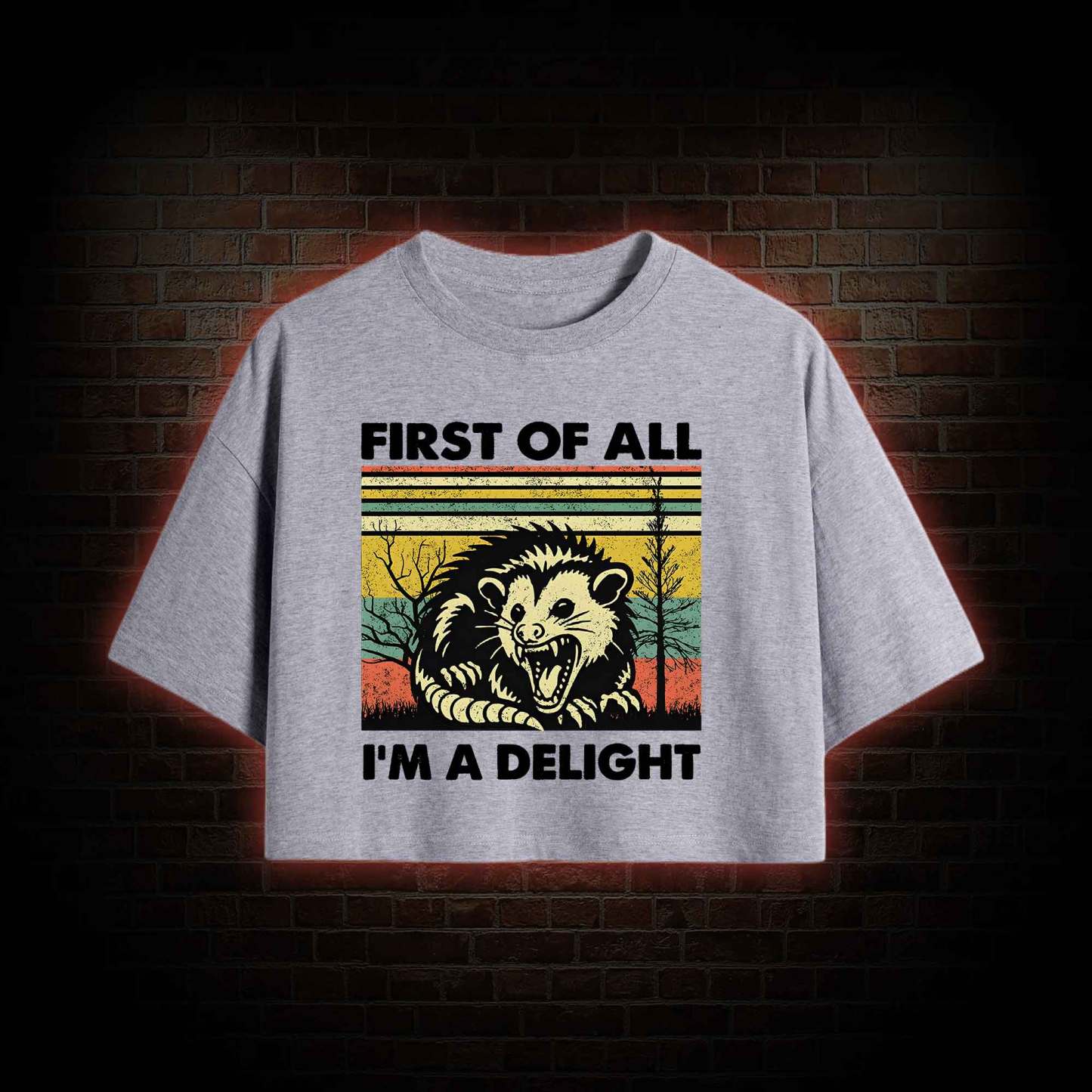 I'm A Delight Crop Top