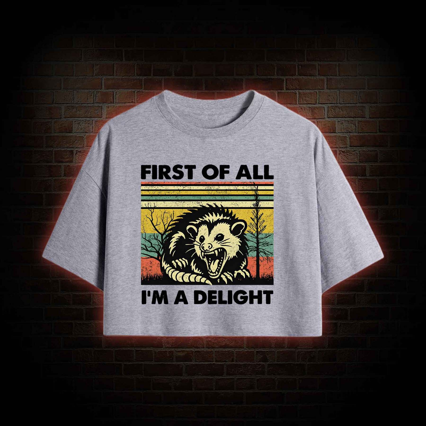 I'm A Delight Crop Top