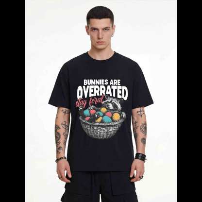 Bunnies are Overrated Stay Feral T-shirt