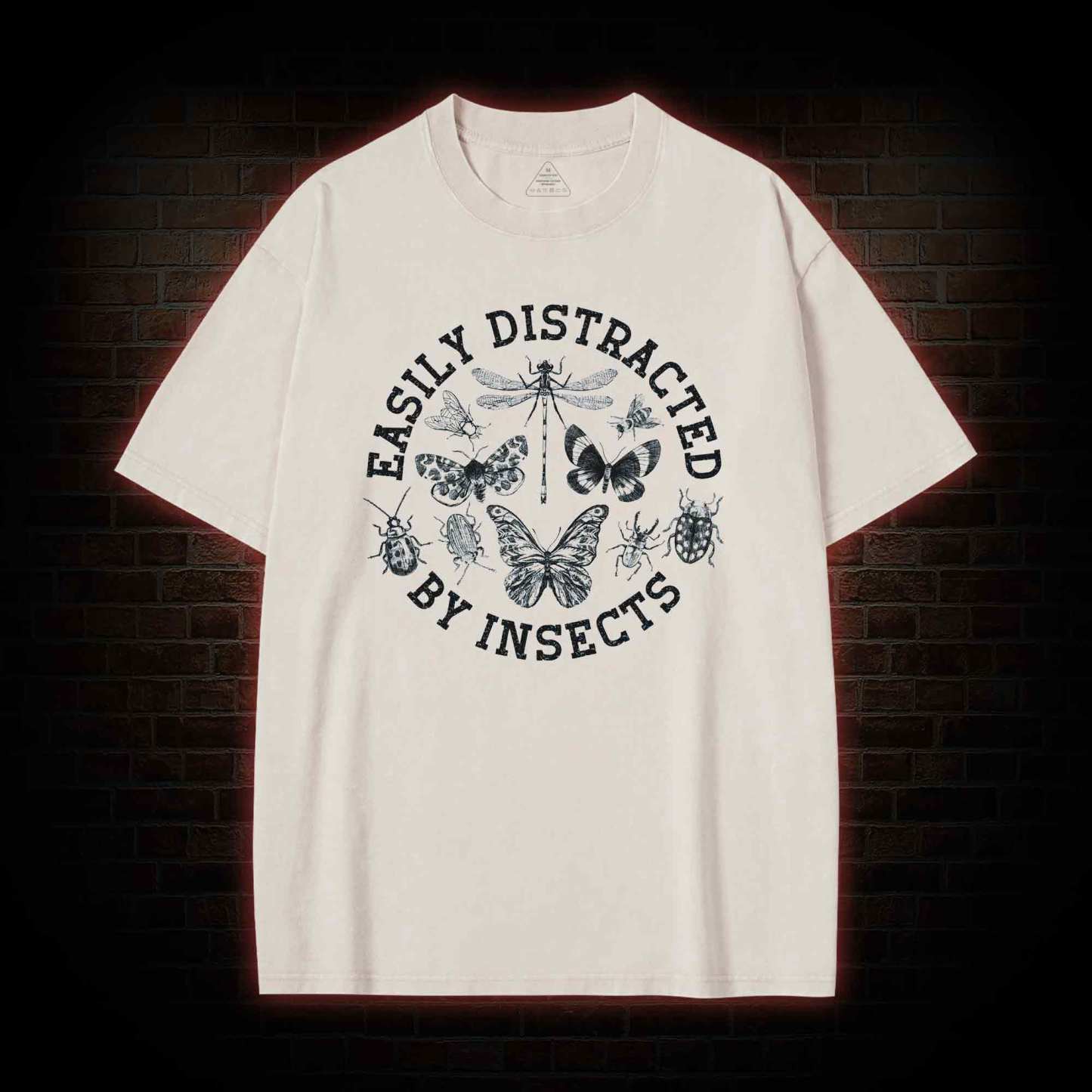 Insect Vintage Washed T-shirt