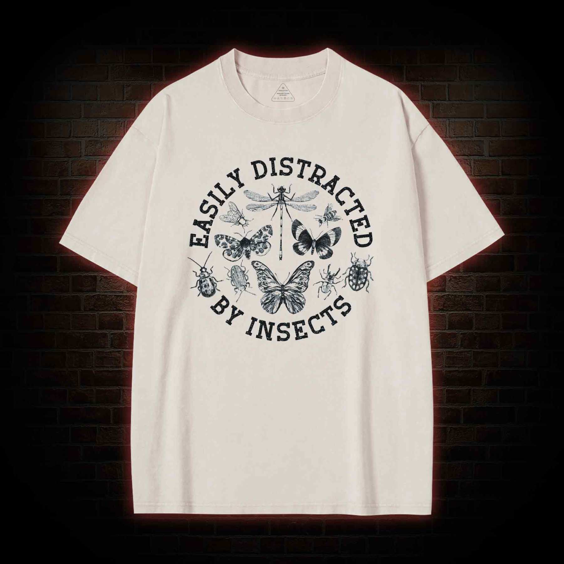 Insect Vintage Washed T-shirt