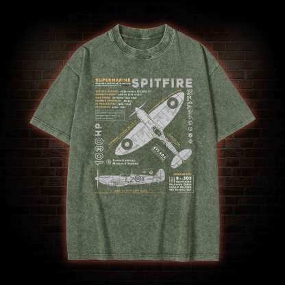 Royal Air Force Marlin Figher Washed T-shirt