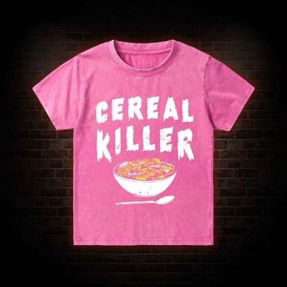 Cereal Killer Kid Washed T-Shirt