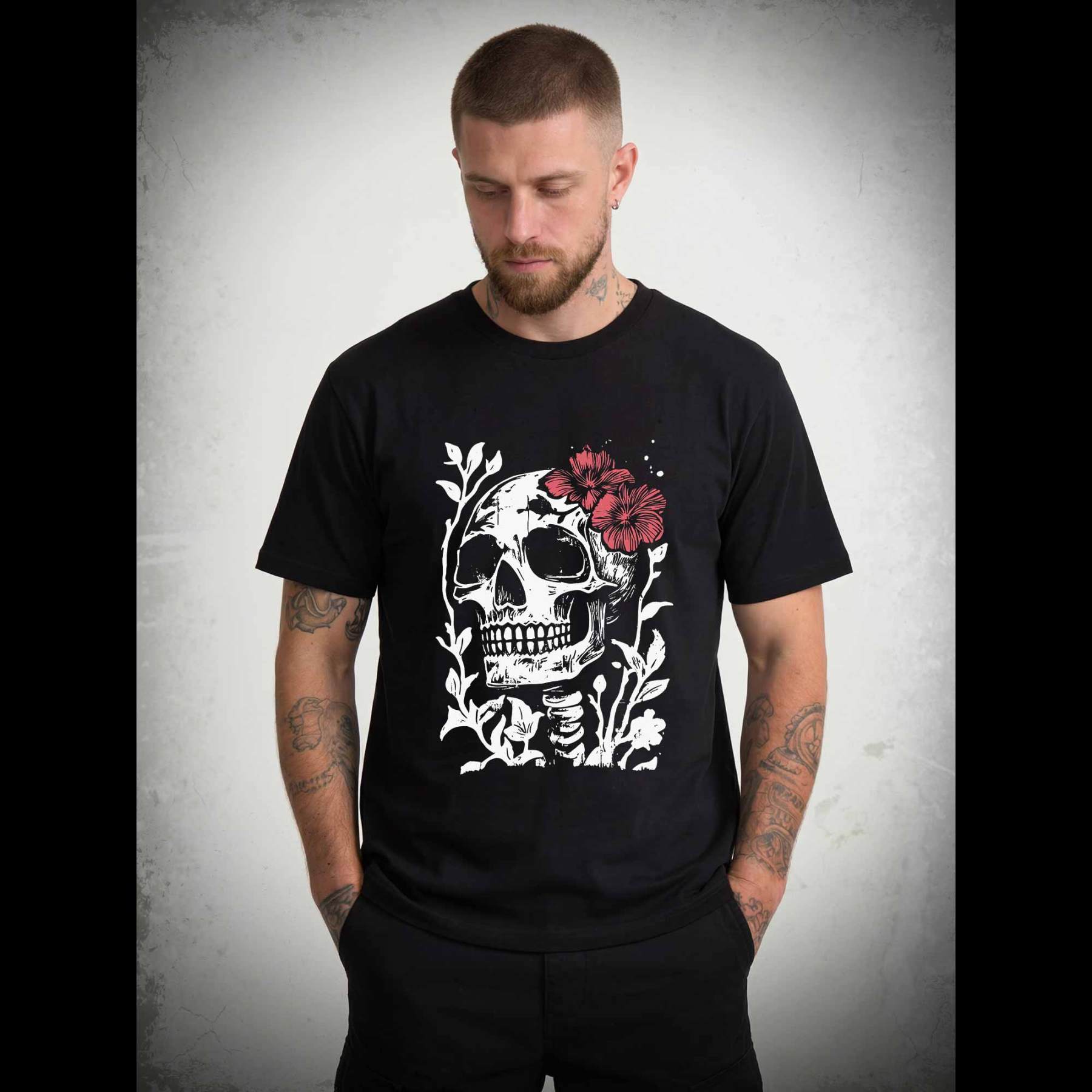 Flower Skull T-shirt