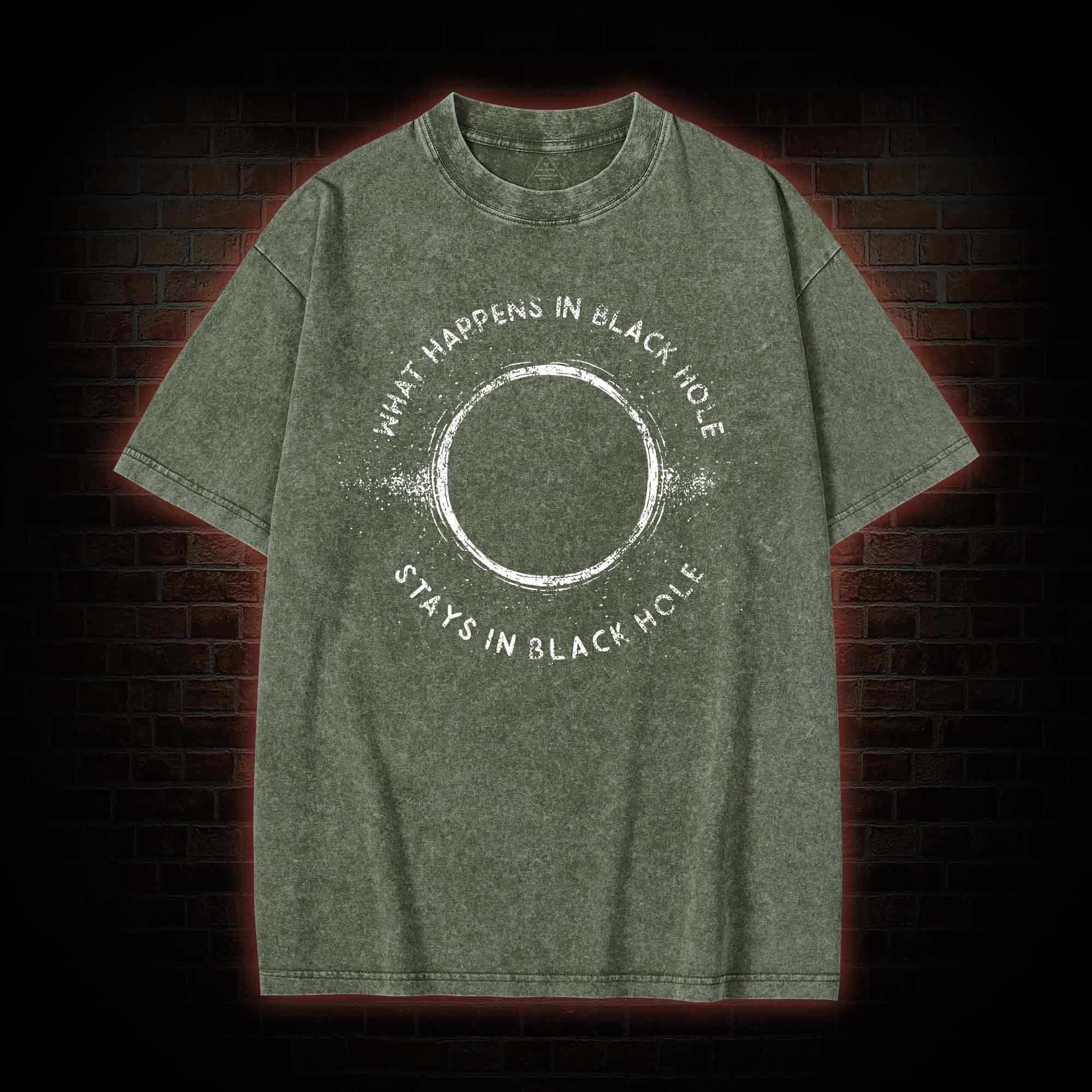 Black Hole Washed T-shirt