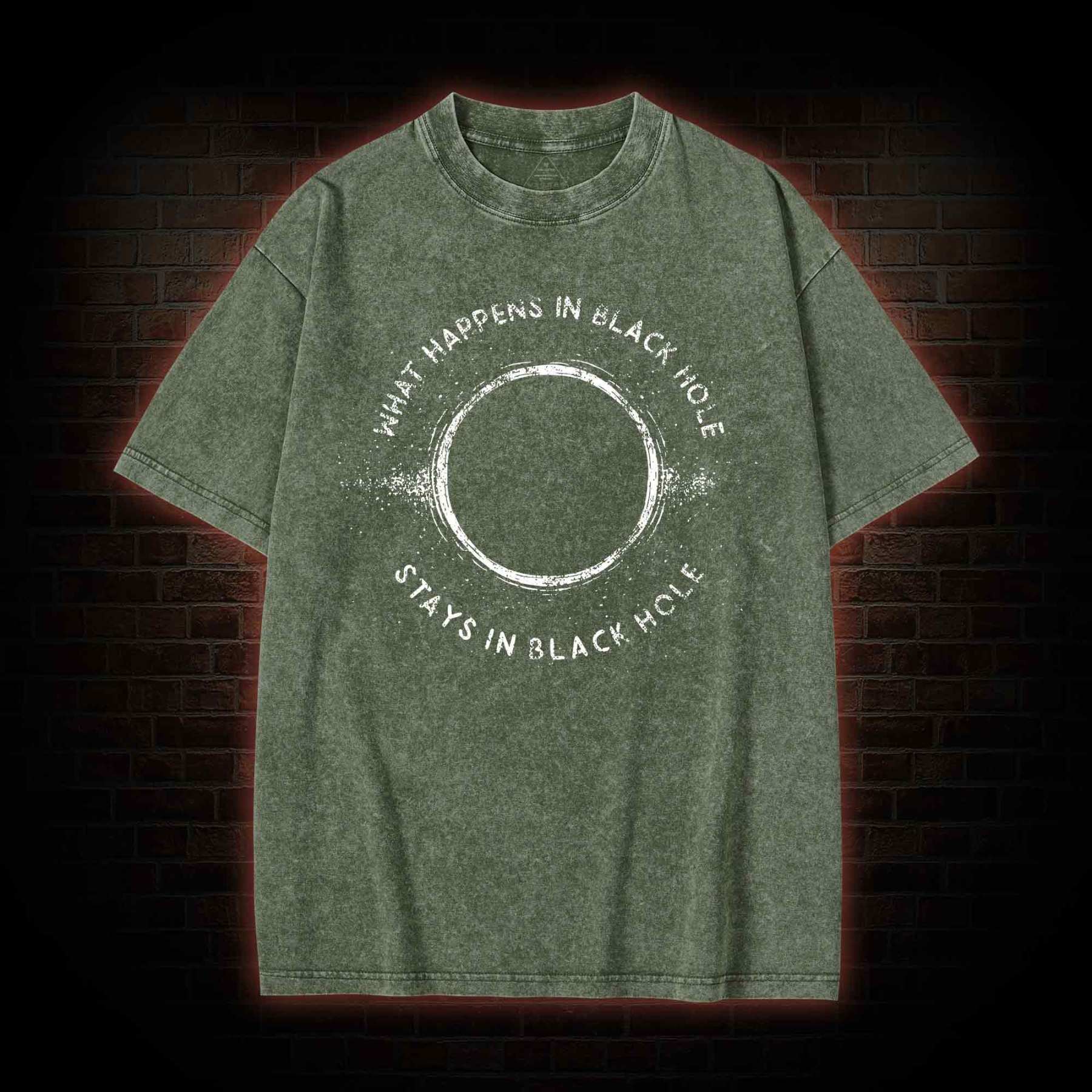 Black Hole Washed T-shirt
