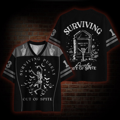 Surviving Purely Out of Spite Mesh Jersey