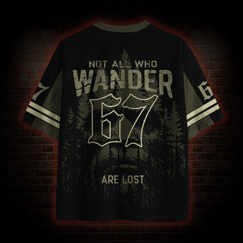 Not All Those Who Wander are Lost Mesh Jersey