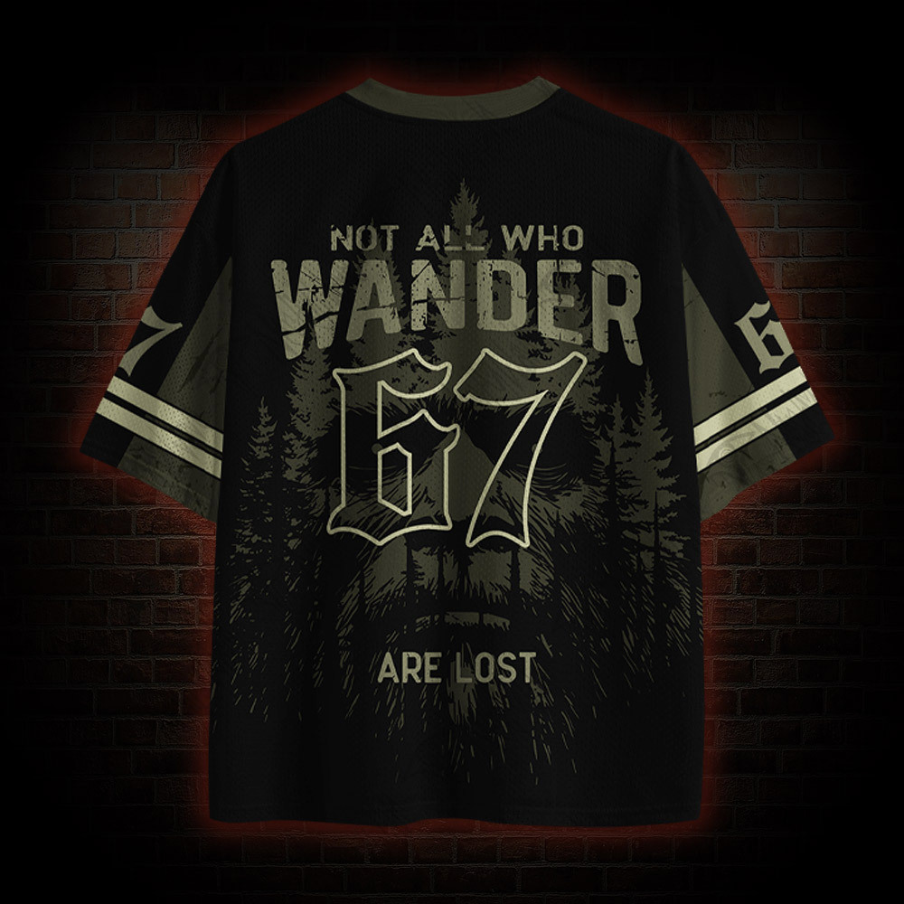 Not All Those Who Wander are Lost Mesh Jersey