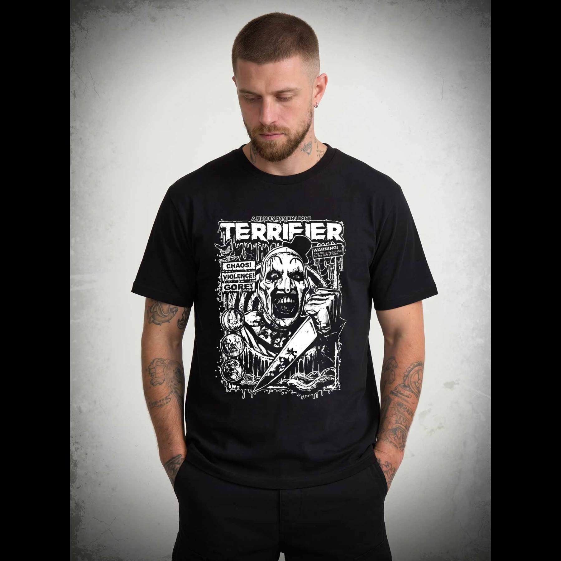 He was Creating an Evil Art form T-shirt