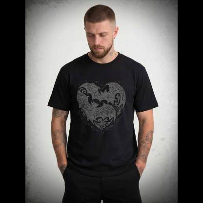Vampire Bat Heart T-shirt