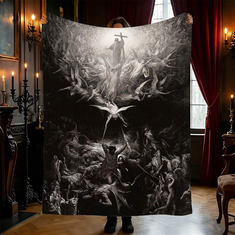 Dispel The Darkness Flannel Blanket