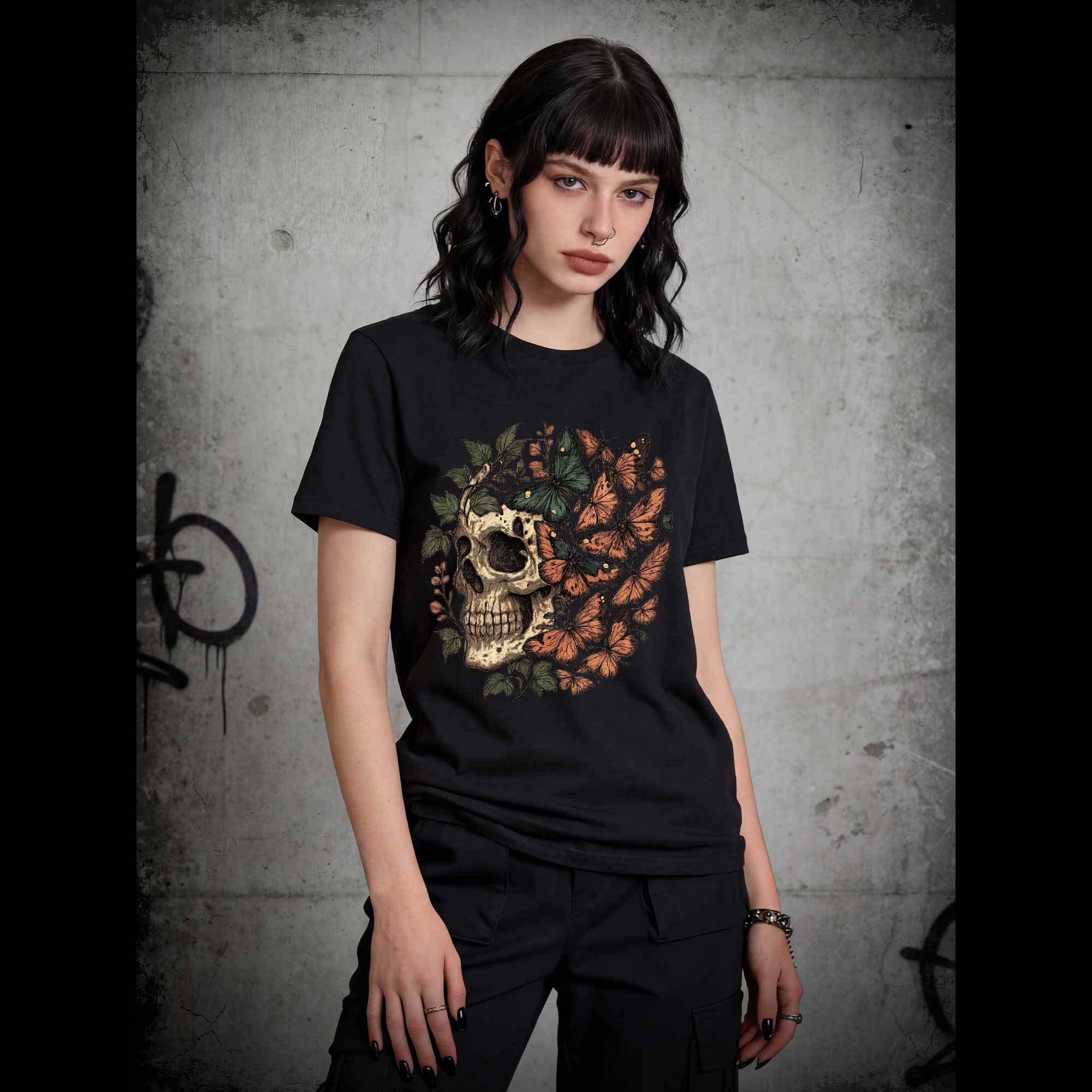 Skull & Butterflie T-shirt