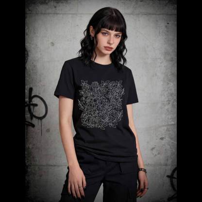 Gothic Flower T-shirt