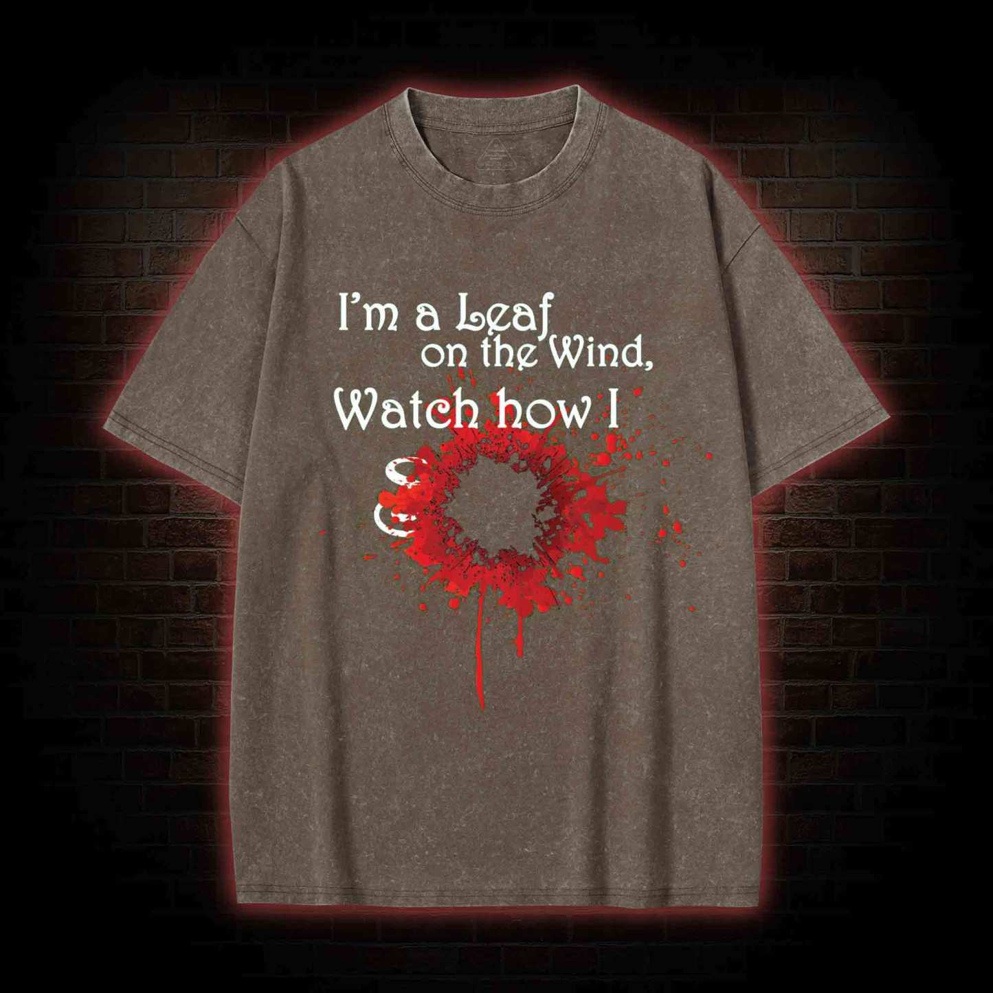 Leaf on the Wind Washed T-shirt