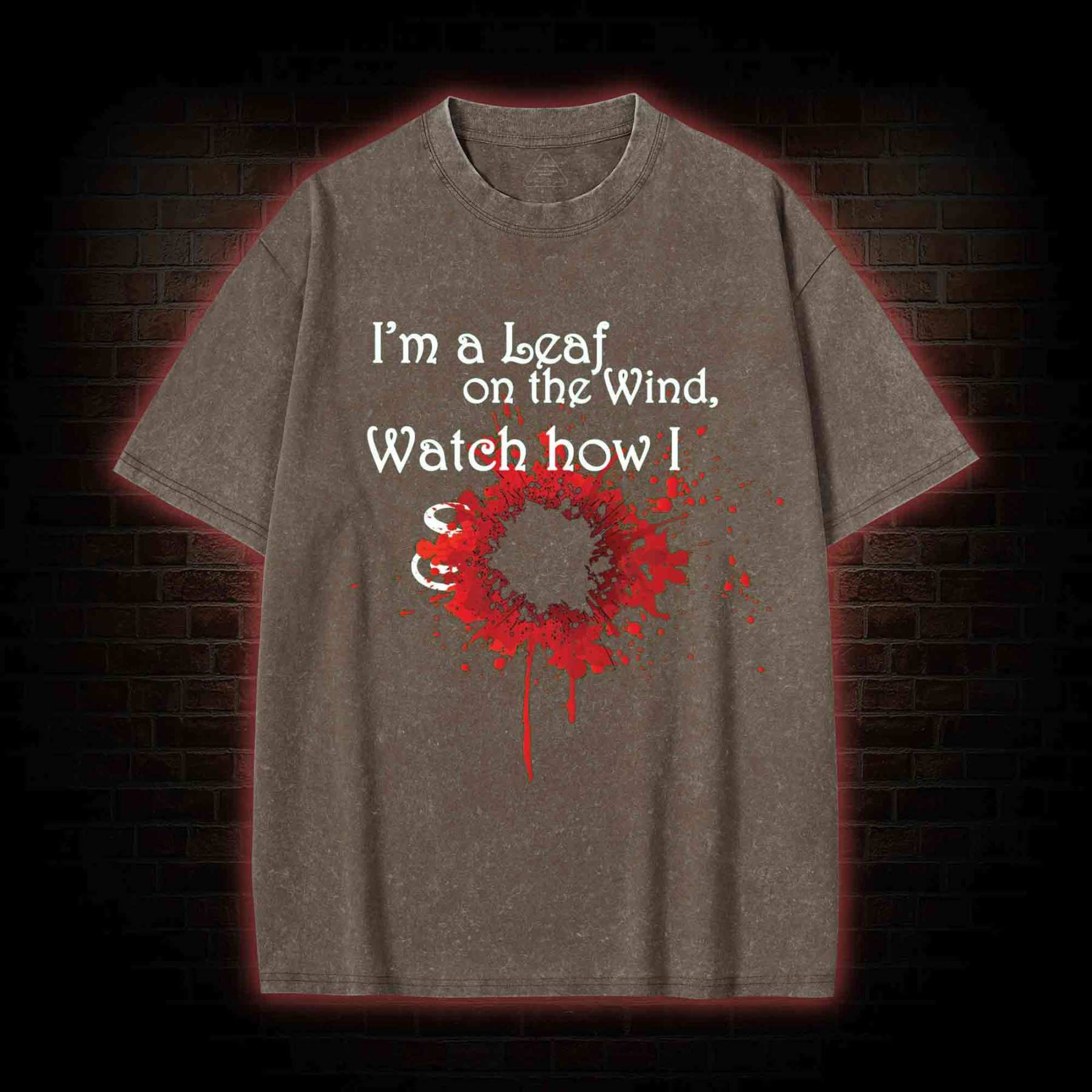 Leaf on the Wind Washed T-shirt