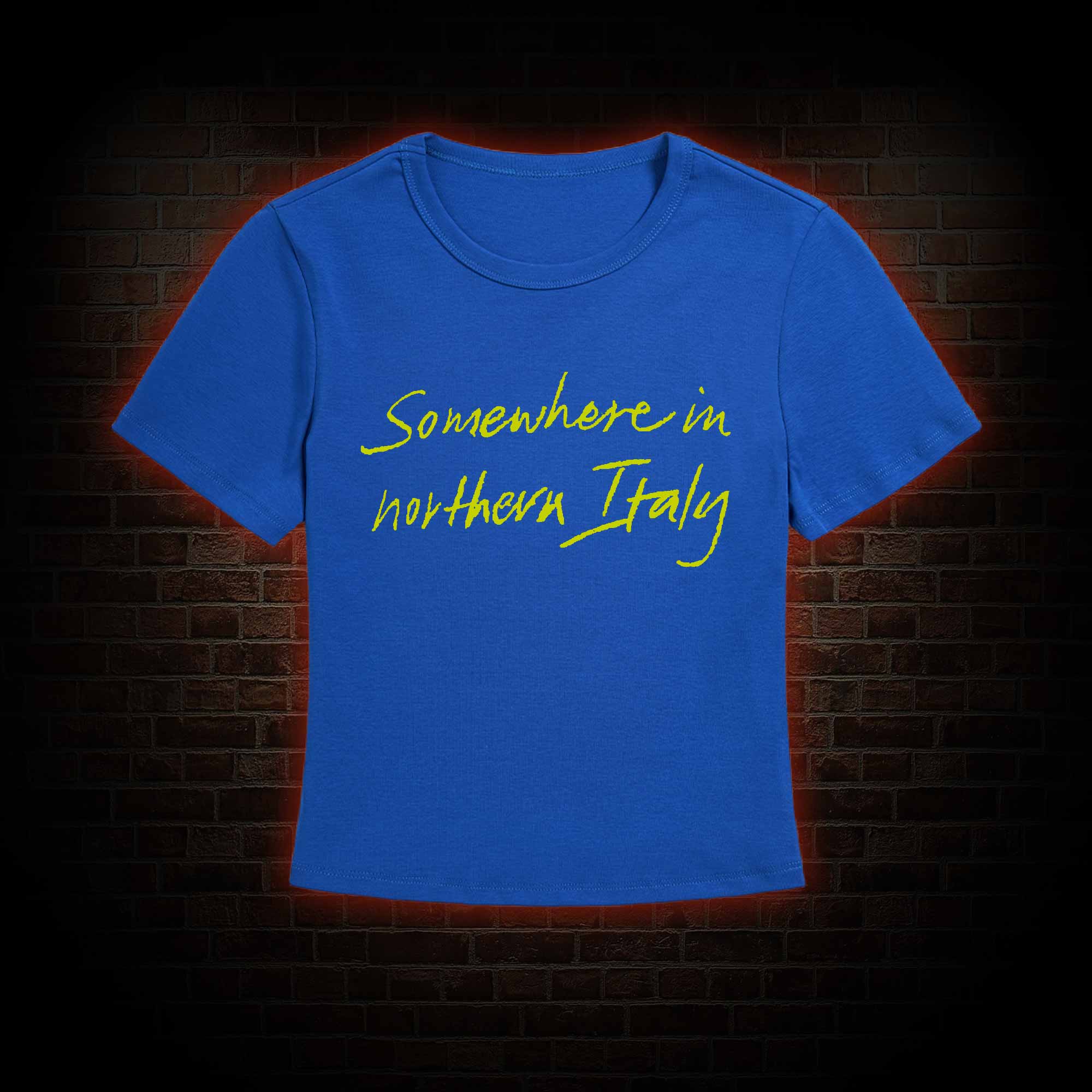 Somewhere In Northern Italy Slim Fit T-Shirt