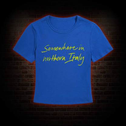 Somewhere In Northern Italy Slim Fit T-Shirt
