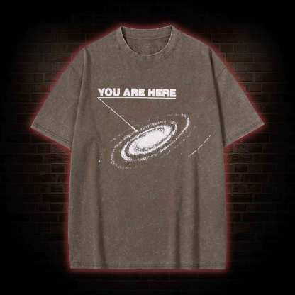 You Are Here Washed T-shirt