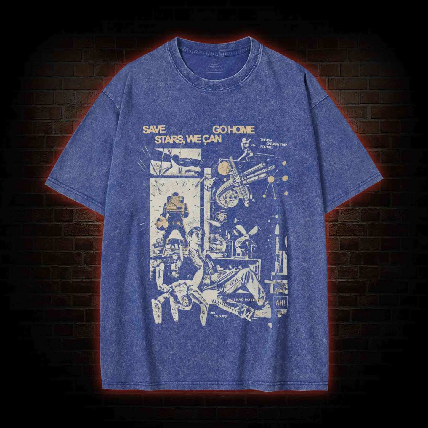 Save Stars Washed T-shirt