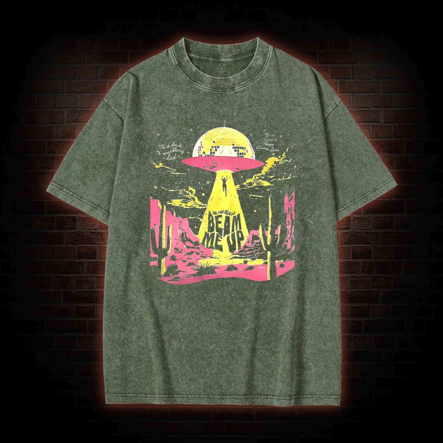 Beam Me Up Washed T-shirt