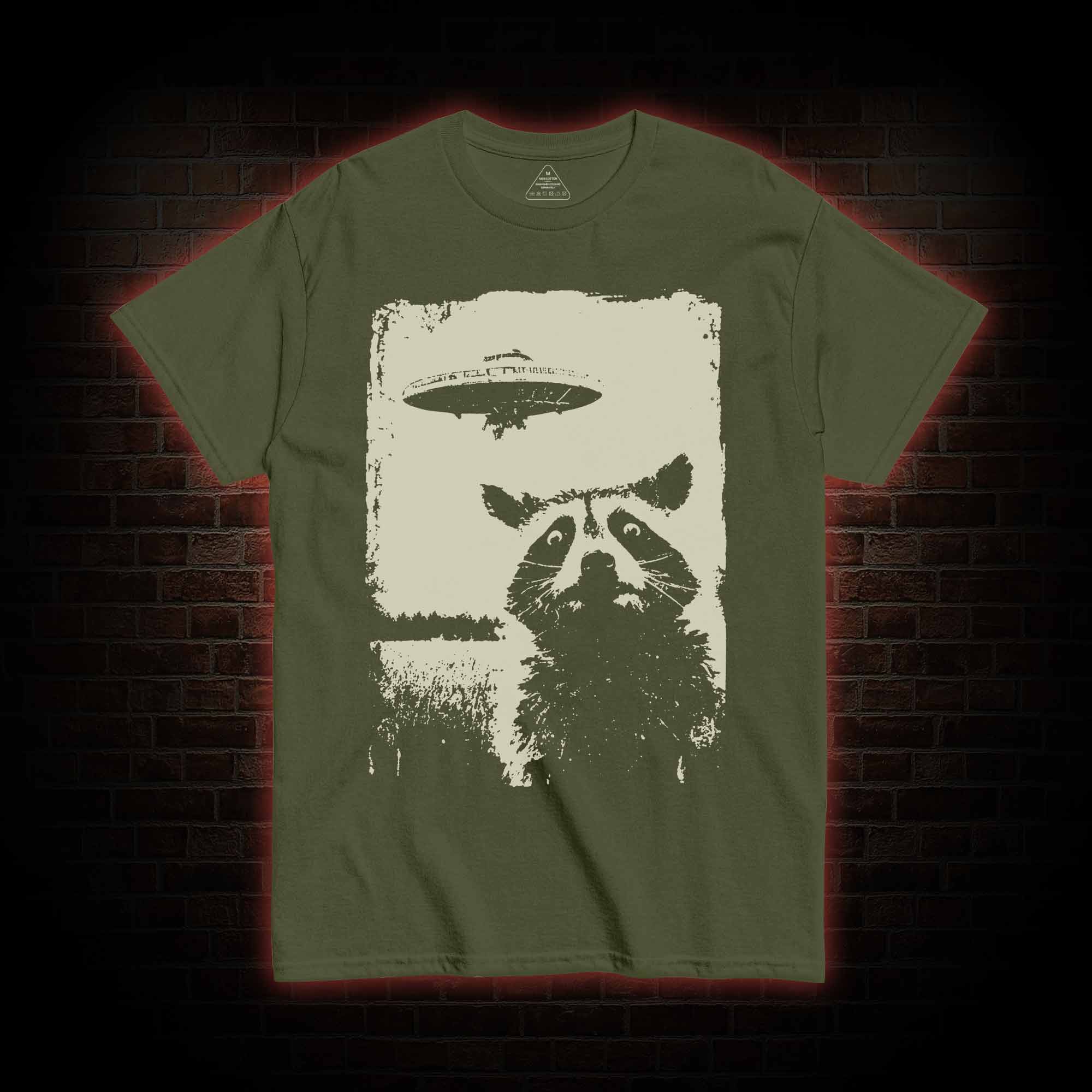 Raccoon UFO T-shirt