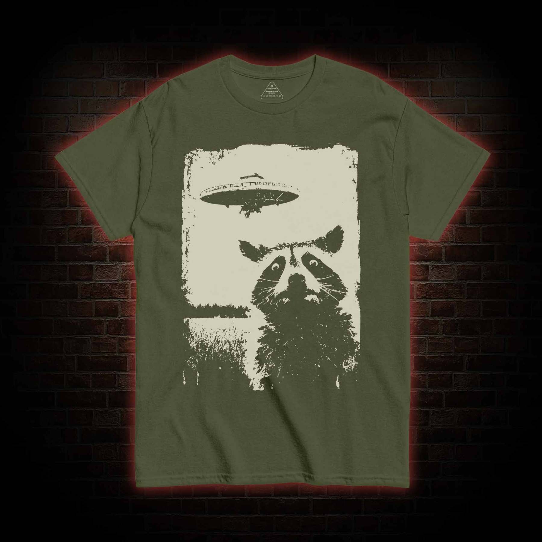 Raccoon UFO T-shirt