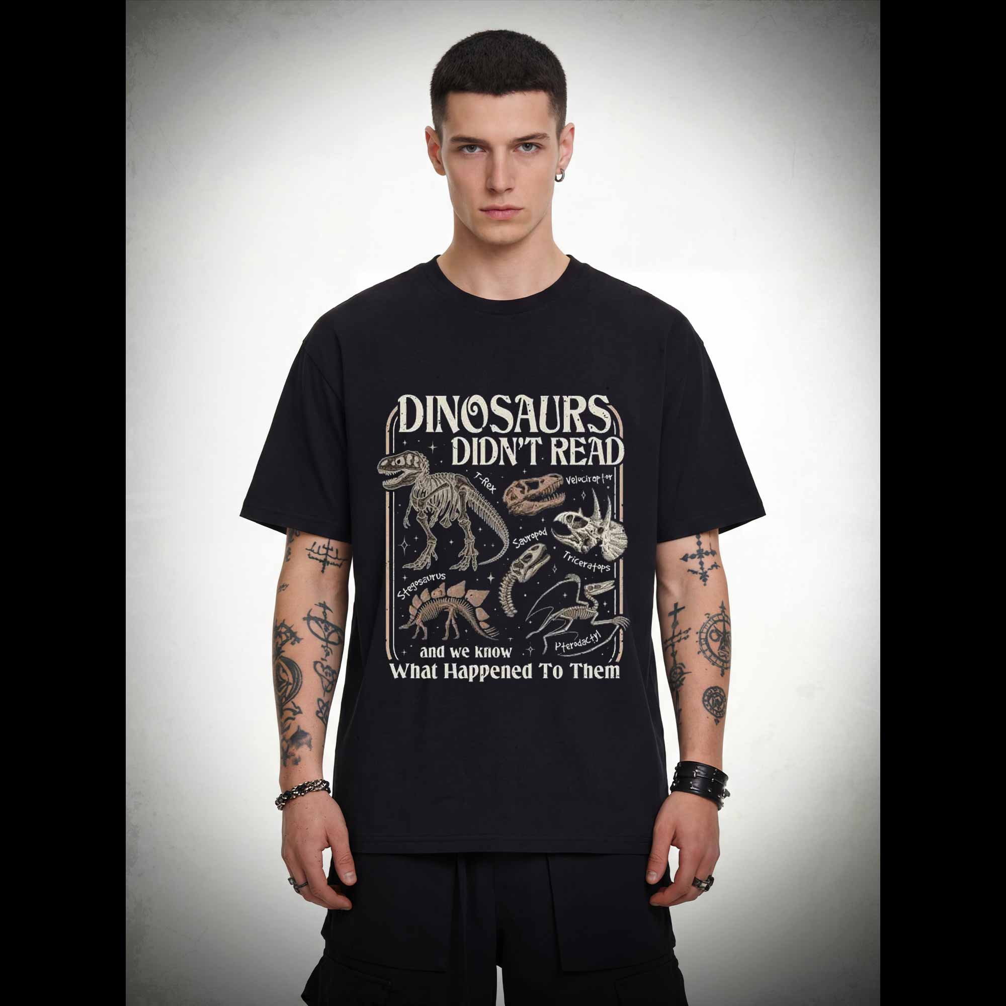 Dinosaurs Didn't Read T-shirt
