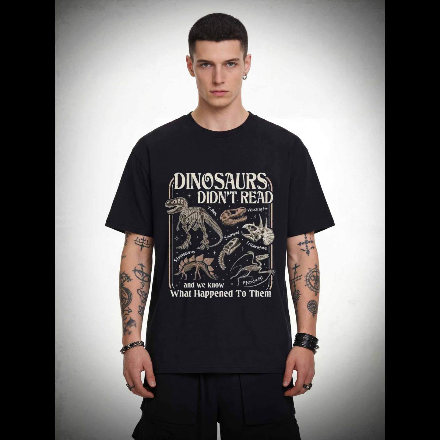 Dinosaurs Didn't Read T-shirt