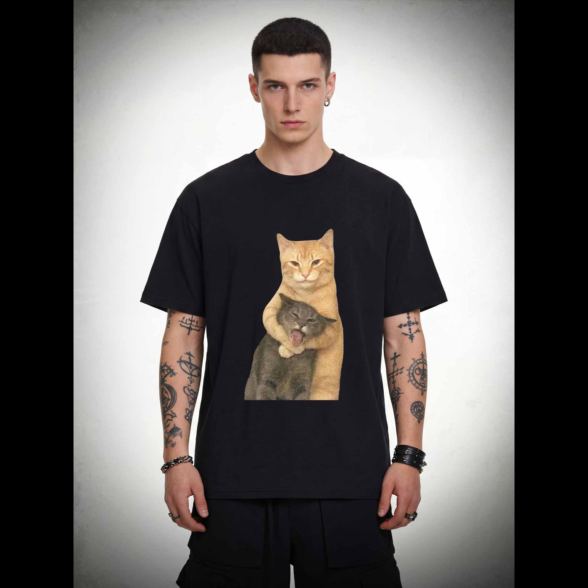 Fighting Cat Memes T-shirt