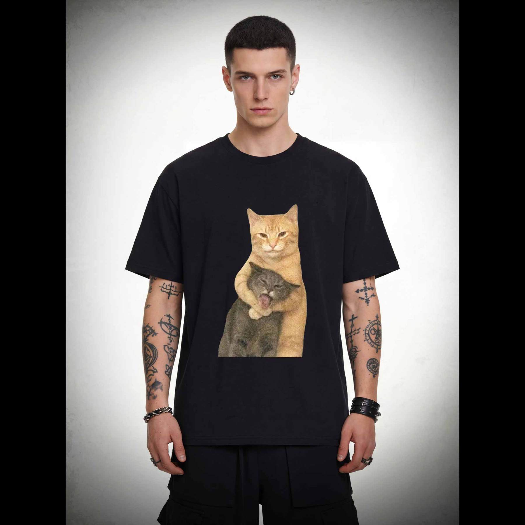 Fighting Cat Memes T-shirt