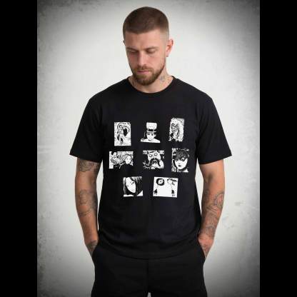 Retro Horror Manga T-shirt