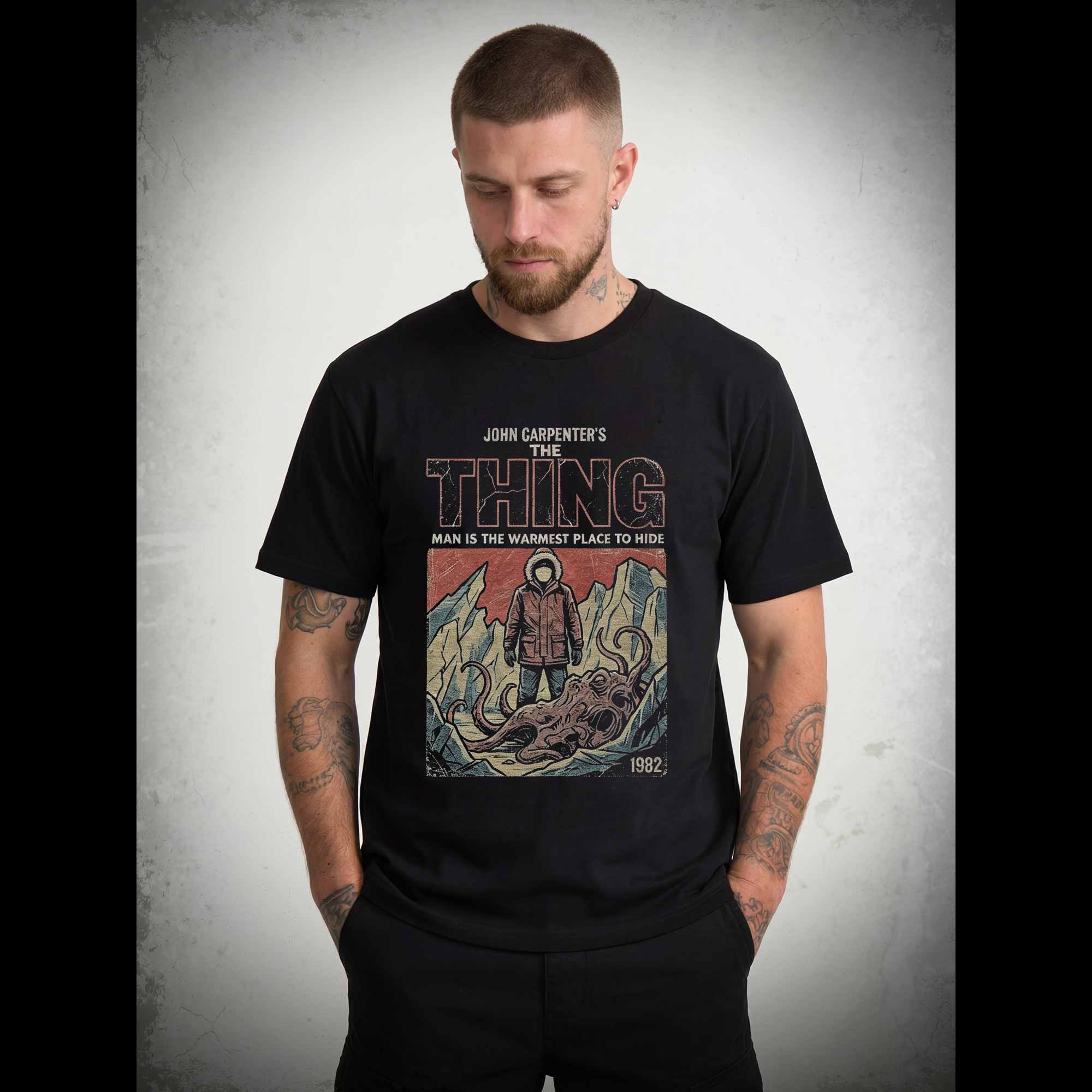 Man is the Warmest Place to Hide T-shirt