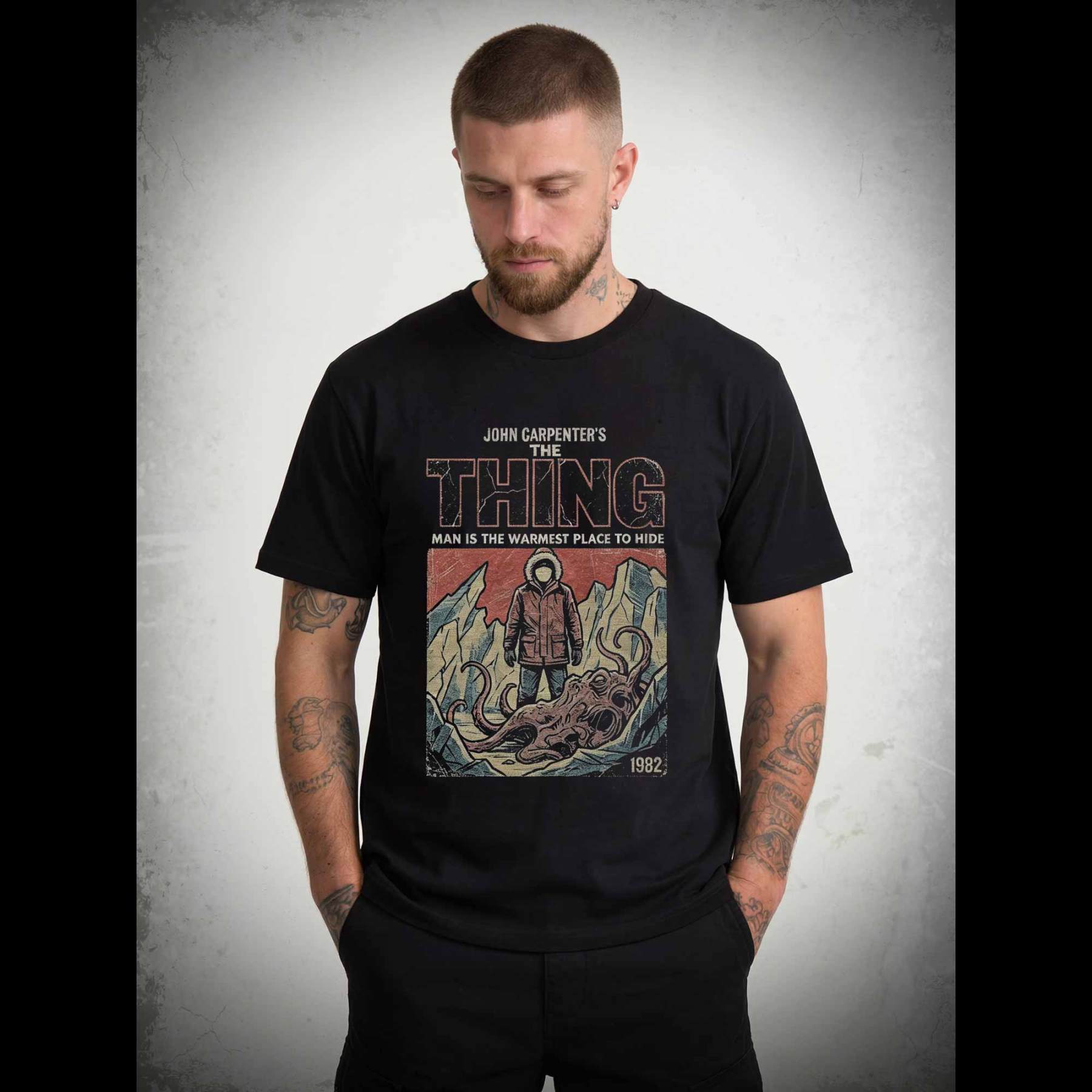 Man is the Warmest Place to Hide T-shirt