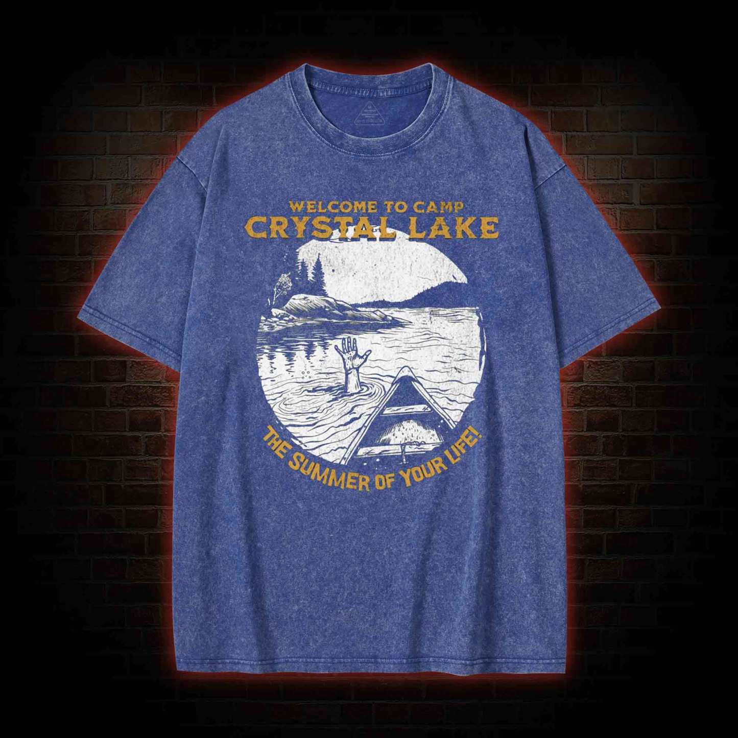 Camp Crystal Lake Washed T-shirt