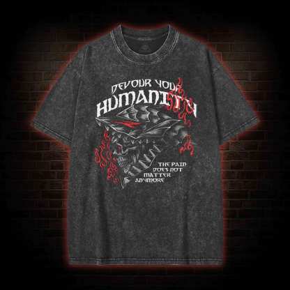Devour Your Humanity Washed T-shirt