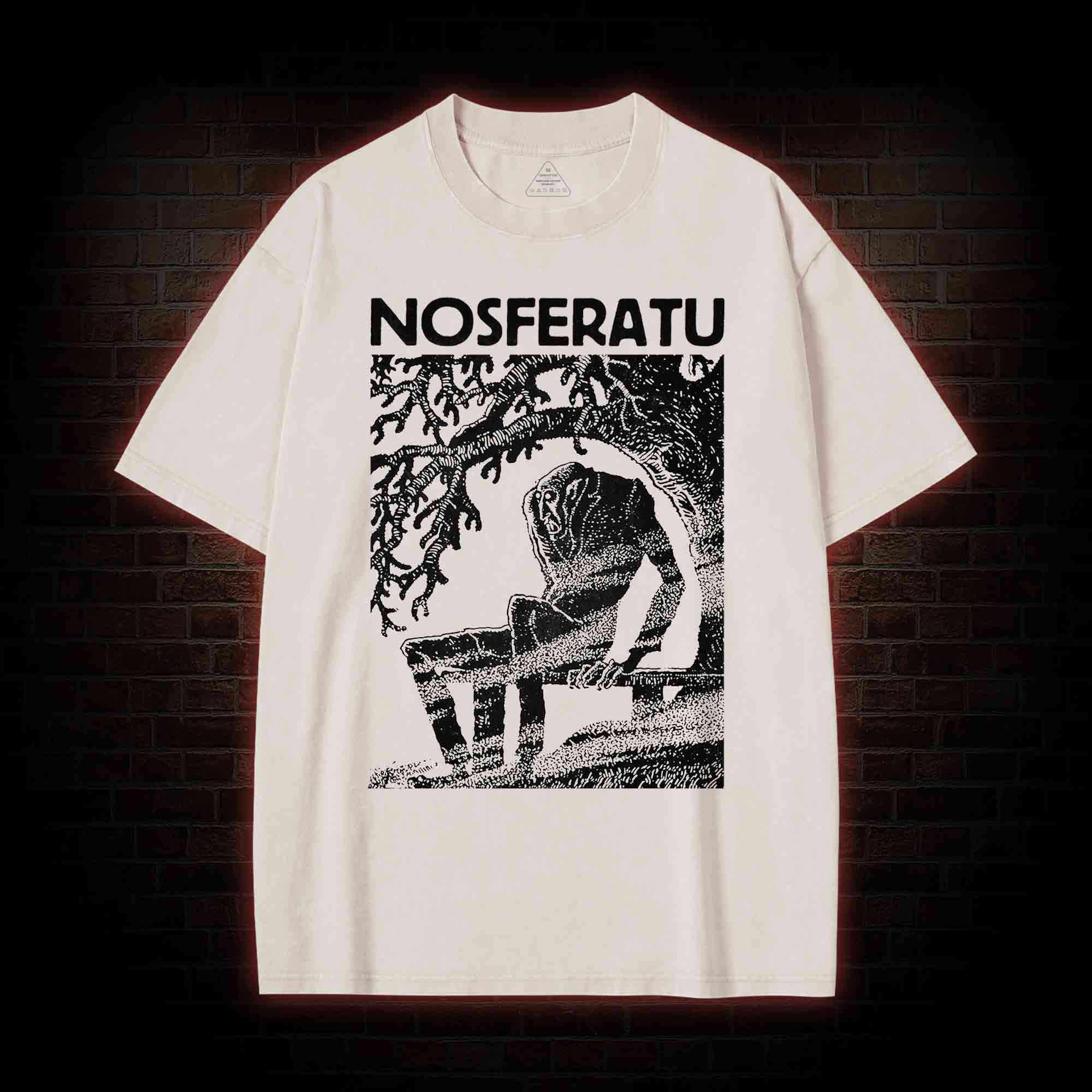 The Vampire Nosferatu Washed T-shirt
