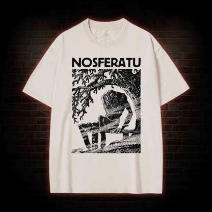 The Vampire Nosferatu Washed T-shirt