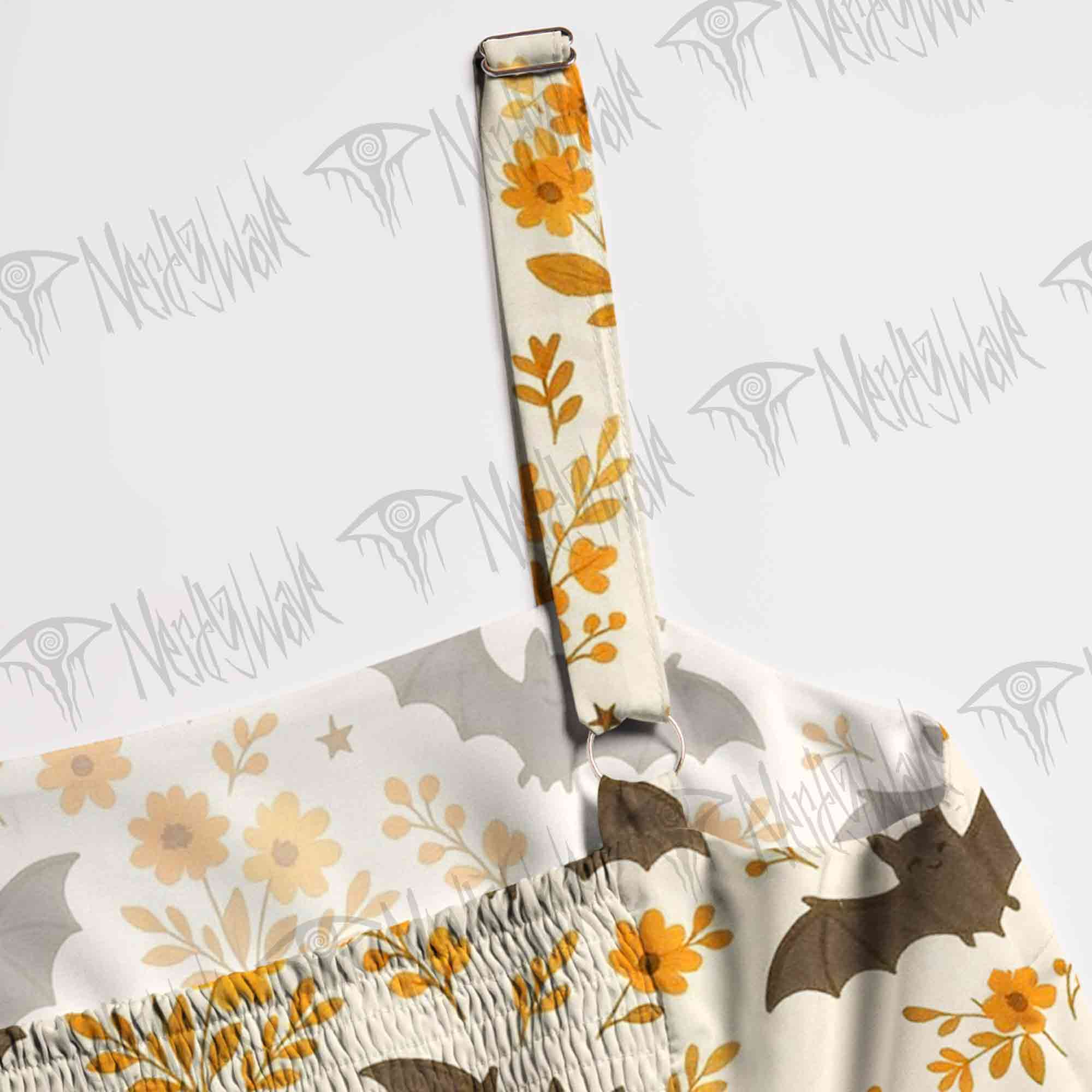 Batty Botanical Wide Straps Maxi Dress