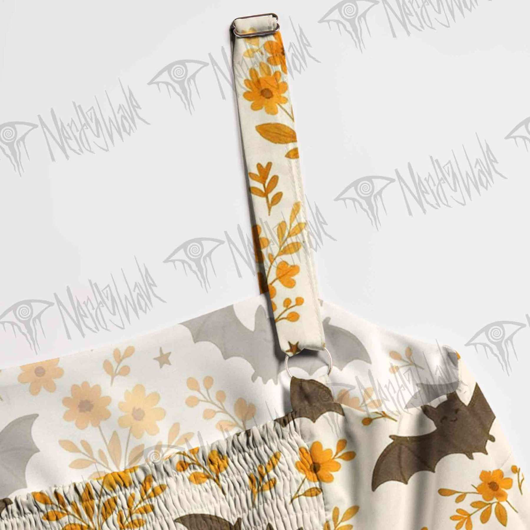 Batty Botanical Wide Straps Maxi Dress