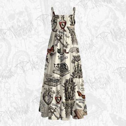Lost Souls Wide Straps Maxi Dress