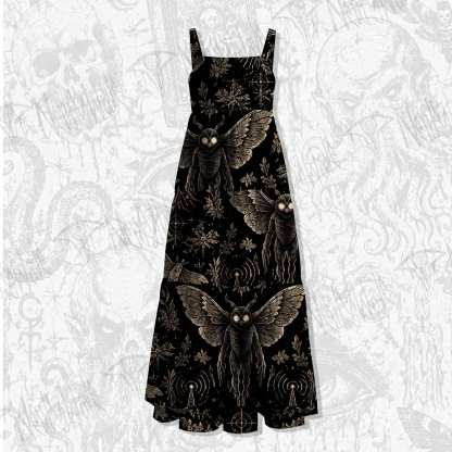 Mothman Radio Wide Straps Maxi Dress